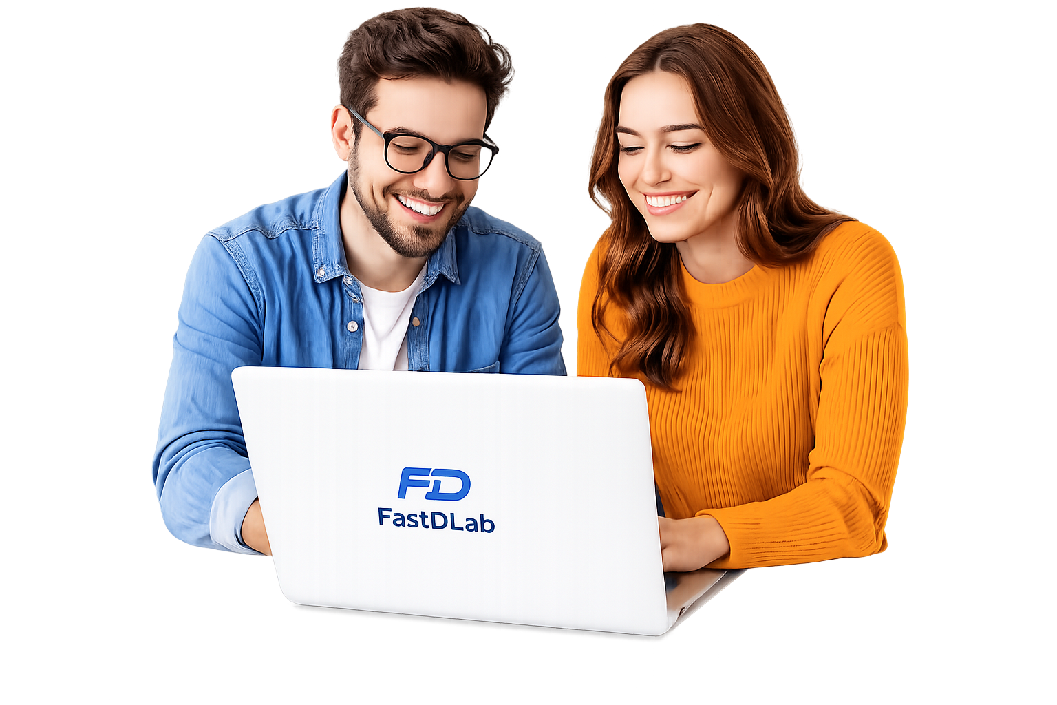 FastDLab team collaborating on digital projects