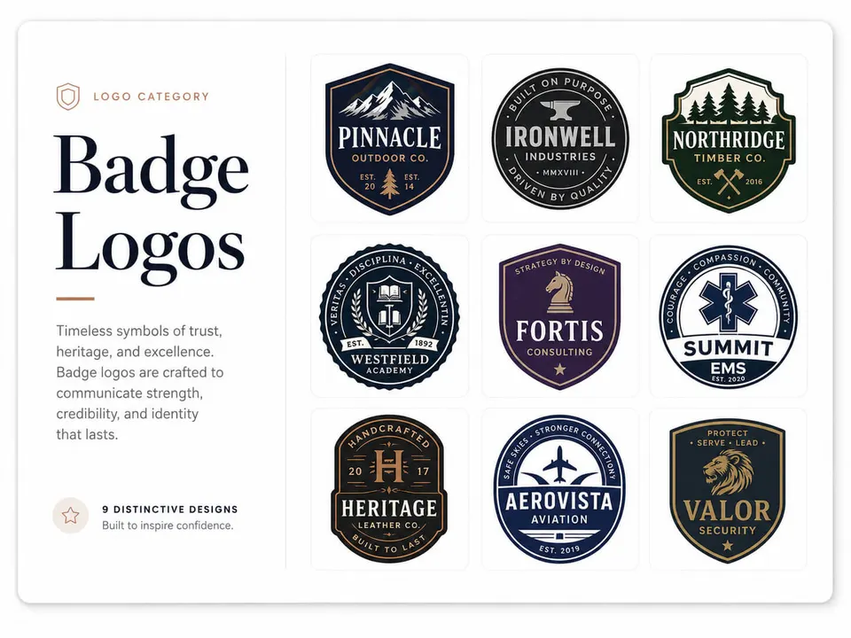 Logo styles from our portfolio 2