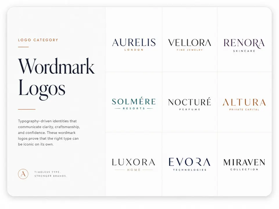 Logo styles from our portfolio 3