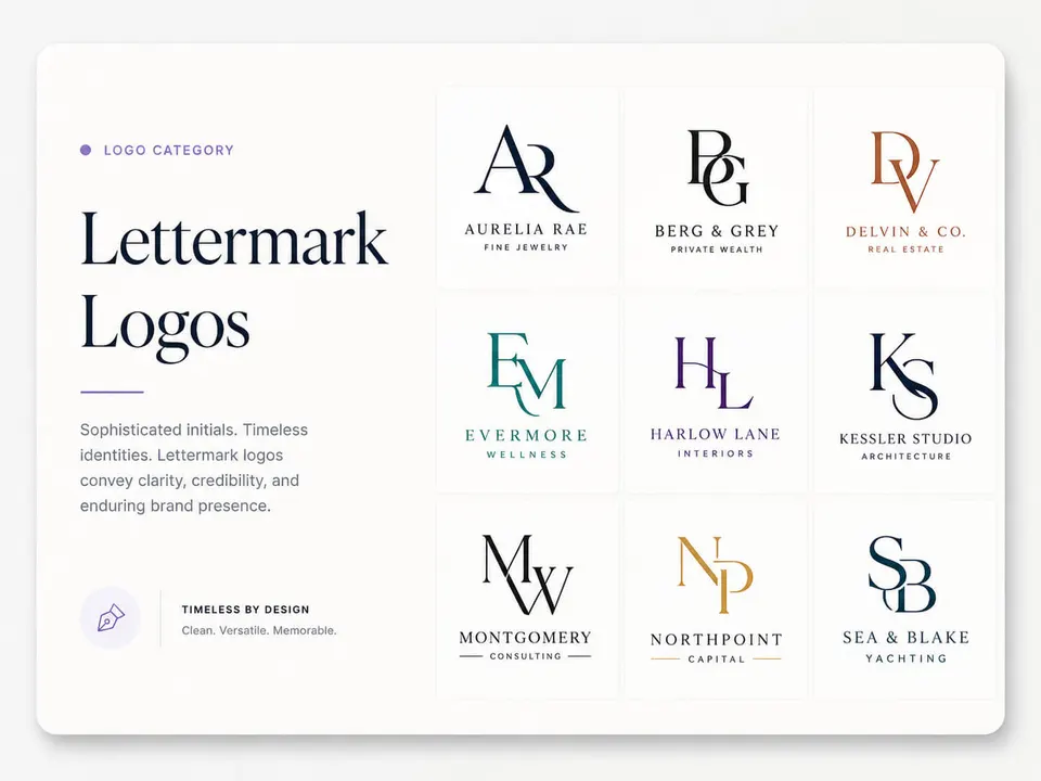 Logo styles from our portfolio 4